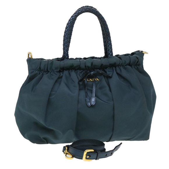 PRADA Hand Bag Nylon 2way Blue Auth bs4753 - Picture 1 of 16
